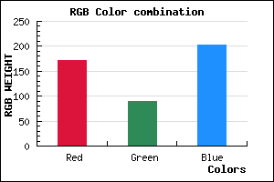 rgb background color #AC5ACB mixer
