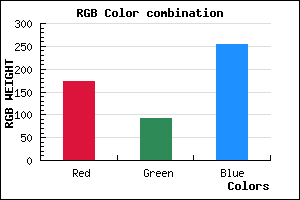 rgb background color #AC5DFD mixer