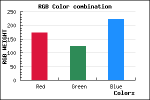 rgb background color #AD7CDE mixer