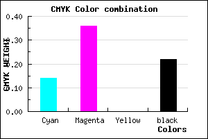 #AD80C8 color CMYK mixer