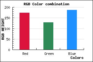rgb background color #AD81BB mixer