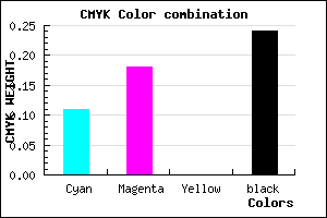 #ADA0C2 color CMYK mixer