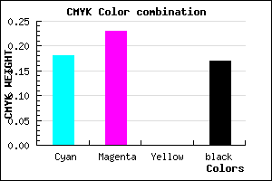 #ADA2D3 color CMYK mixer