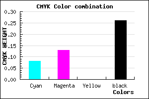 #ADA5BD color CMYK mixer