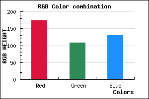 rgb background color #AE6C82 mixer