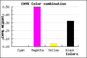 #AE57A7 color CMYK mixer