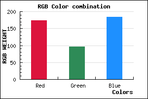 rgb background color #AE60B8 mixer
