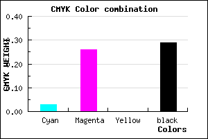 #B086B6 color CMYK mixer