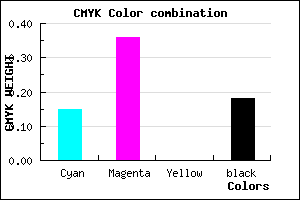 #B086D0 color CMYK mixer