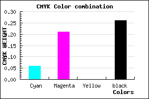 #B094BC color CMYK mixer