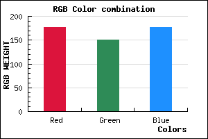rgb background color #B097B1 mixer