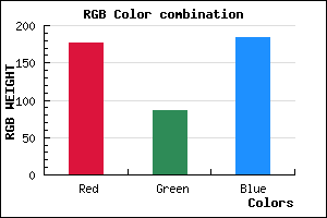 rgb background color #B056B8 mixer