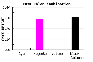 #B17EB1 color CMYK mixer
