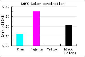#B184CA color CMYK mixer