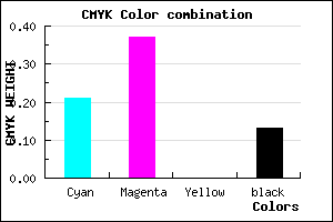 #B18DDF color CMYK mixer