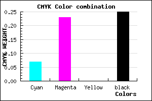 #B192BE color CMYK mixer
