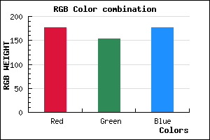 rgb background color #B199B1 mixer