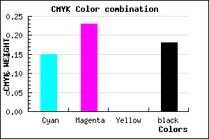 #B1A1D1 color CMYK mixer