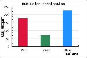 rgb background color #B148E2 mixer