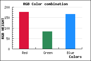 rgb background color #B153A6 mixer