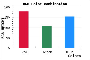 rgb background color #B26C99 mixer
