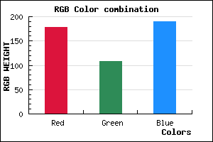 rgb background color #B26CBE mixer