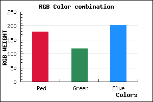 rgb background color #B277CB mixer