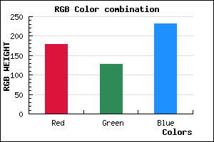 rgb background color #B280E8 mixer