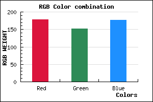 rgb background color #B298B0 mixer