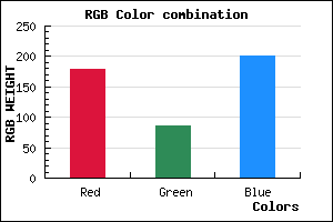 rgb background color #B255C9 mixer