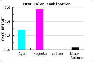 #B36BF8 color CMYK mixer