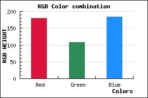 rgb background color #B36CB8 mixer