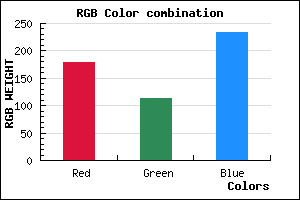 rgb background color #B372EA mixer