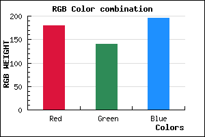 rgb background color #B38CC4 mixer