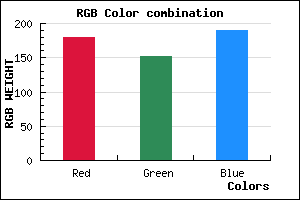 rgb background color #B398BE mixer