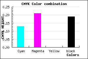 #B3A2CE color CMYK mixer