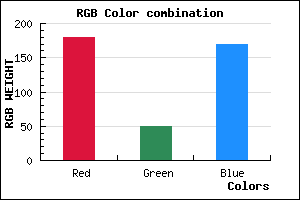 rgb background color #B331A9 mixer