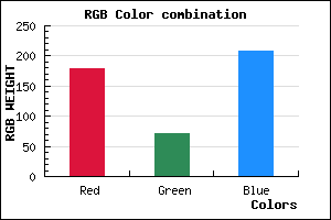 rgb background color #B348D0 mixer
