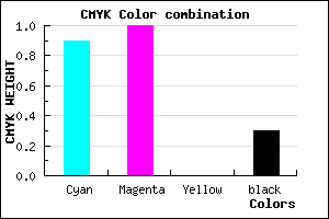 #1200B3 color CMYK mixer