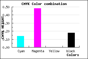 #B46DD1 color CMYK mixer