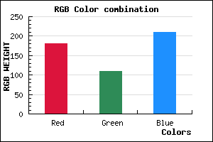 rgb background color #B46DD1 mixer
