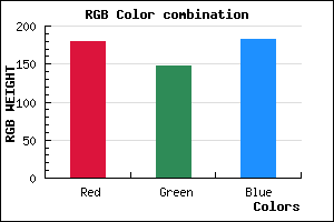 rgb background color #B493B7 mixer