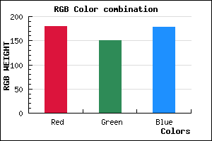 rgb background color #B496B2 mixer