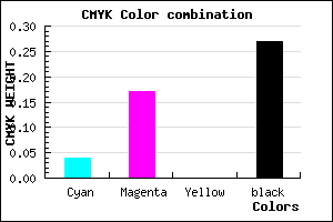 #B49BBB color CMYK mixer