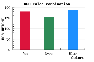 rgb background color #B49BBB mixer