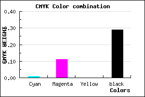 #B4A1B5 color CMYK mixer