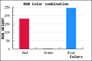 rgb background color #B501F5 mixer