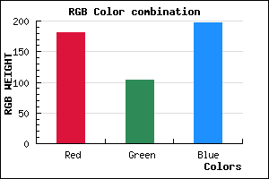 rgb background color #B567C5 mixer