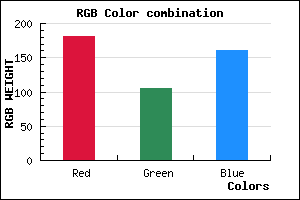 rgb background color #B569A0 mixer