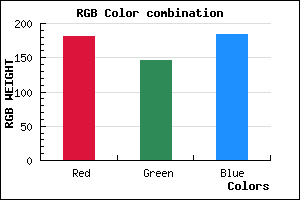 rgb background color #B592B8 mixer